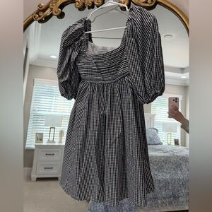 Abercrombie and Fitch Gingham Emerson Mini Dress